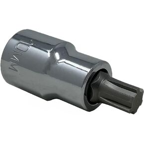 CTA Tools 1036 Camshaft Adjuster Socket, 10 Polydrive - Compatible with VW/Audi Chrome, Size: 1/2" square drive