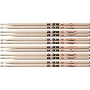 Vic Firth Extreme X5A Wood Tip Drum Stick (6 Pair)