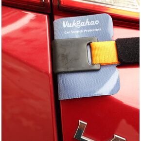 Car Scratch Protectors for Trunk Bike Rack,to Avoid Car Paint Scratch from Metal Hooks/Ratchets/Tie Buckles/RV Straps -(6 Pack) Black in Kuwait