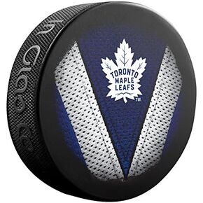 Toronto Maple Leafs Officially Licensed Stitch Design Hockey Puck