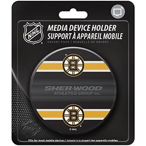Boston Bruins Phone Tablet Business Card Hockey Puck Stand Holder