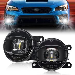 SUPAREE Fog Lights Assembly fit for 2005-2020 Su-baru Nis-san Xterra Frontier Titan Sen-tra Path-finder Leaf & Su-baru XV Forester Out-back Cross-trek WRX STI