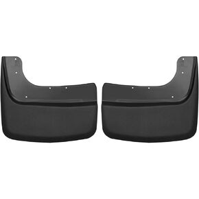 Husky Liners — Rear Mud Guards | Fits 2017 - 2024 Ford F-350/F-450 Super Duty Dually - Black, 2 Pc. | 59481