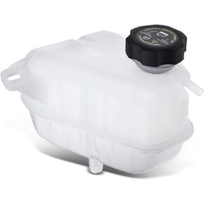 A-Premium Engine Coolant Overflow Recovery Reservoir Tank [with Cap] Compatible with Chevy Malibu 2008-2012 & Pontiac G6 2006-2010 & Saturn Aura 2007-2009, [2.2L 2.4L 3.5L 3.6L], Replace# 25775252