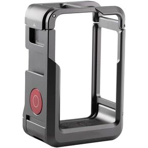 for DJI OSMO Action 4 Camera Cage,Aluminum Alloy Protectiive Frame Camera Cage for DJI OSMO Action 4 (Black)