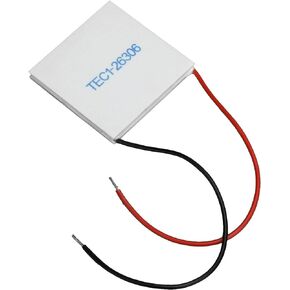 ASHATA Thermoelectric Cooler Module, TEC126306 50 X 50mm 24V 6A Semiconductor Refrigeration Tablets Ceramic Thermoelectric Cooler Cooling Peltier Plate Module