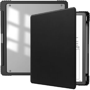 Slimshell Clear Case for Kindle Scribe 10.2" 2022 Released,Kindle Scribe Case Cover 10.2 inch with Pen Holder and Auto Sleep/Wake Function-Black