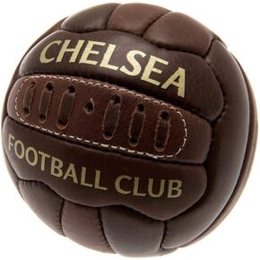 Chelsea FC Official Retro Heritage Mini Ball (Size 1) (Brown)