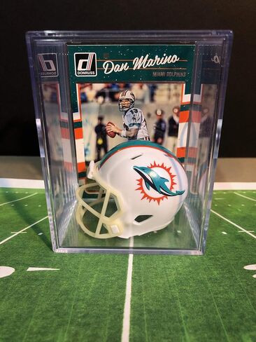 Miami Dolphins NFL Helmet Shadowbox w/Dan Marino card in Saudi Arabia
