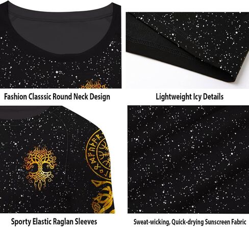 Ultra Soft Compression Shirt, Rash Guard Men Jiu Jitsu Short Sleeve Design 3D Viking MMA Compression Shirt in Saudi Arabia