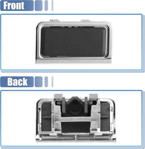 X AUTOHAUX 2216800096 مفتاح صندوق مسند الذراع المركزي لسيارة Mercedes-Benz W221 S-Class 2005-2013 بلاستيك بني داكن فضي اللون in Saudi Arabia