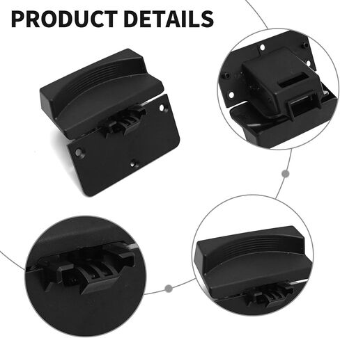Lower Armrest Lid Latch Full Center Console Latch Replacement for Ram 1500 2500 3500 4500 5500，5RQ83TX7AC in Saudi Arabia