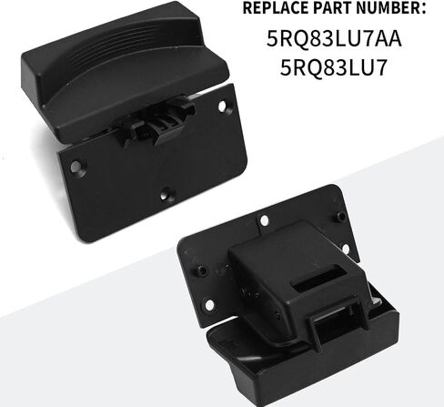 Lower Armrest Lid Latch Full Center Console Latch Replacement for Ram 1500 2500 3500 4500 5500，5RQ83TX7AC in Saudi Arabia