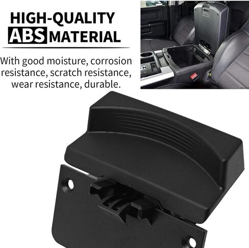 Lower Armrest Lid Latch Full Center Console Latch Replacement for Ram 1500 2500 3500 4500 5500，5RQ83TX7AC in Saudi Arabia