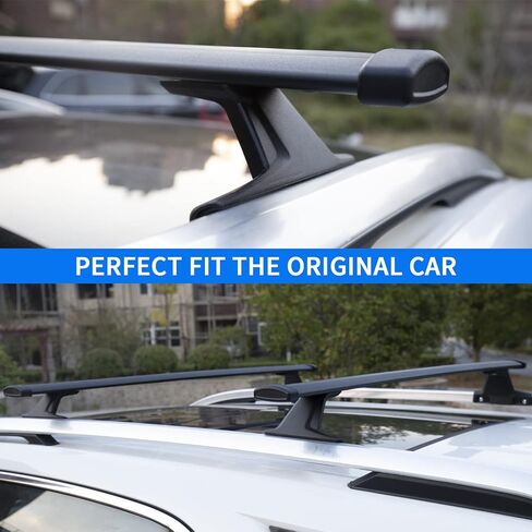 220lbs Roof Racks Cross Bars Fit for Chevrolet Chevy Traverse 2018 2019 2020 2021 (Not Fit for The 2022 Model), Heavy Duty Aluminum Crossbar Roof Rail Cargo Carrier Rooftop Car SUV Black Accessories in Kuwait