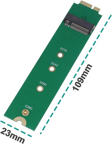 SING F LTD M.2 NGFF SSD بطاقة محول محرك الحالة الصلبة M.2 NGFF بطاقة محول تحويل القرص الصلب لمحرك الأقراص الصلبة 2230 2242 2260 2280 متوافق مع MacBook Air in Saudi Arabia
