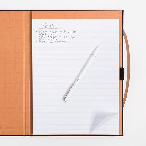 U Brands Padfolio, Linen, Black in Kuwait