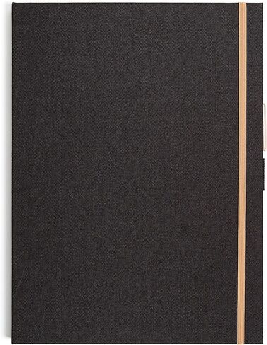 U Brands Padfolio, Linen, Black in Kuwait