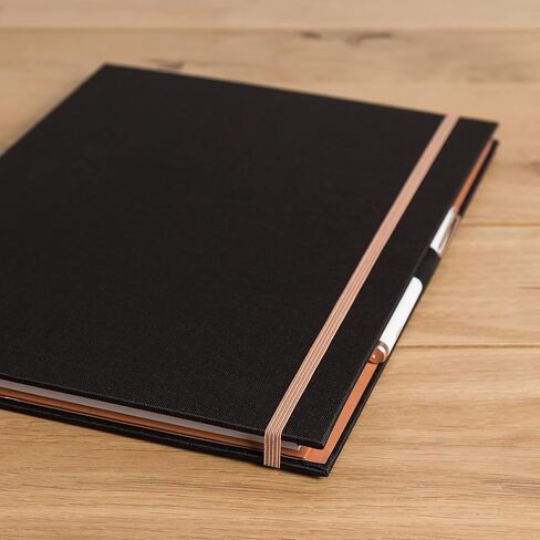 U Brands Padfolio, Linen, Black in Kuwait