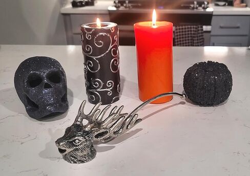 Halloween Candle Snuffer - Halloween Décor Candle Extinguisher - Evil Stag Snuffer For Gothic and Halloween Home Decorations. Perfect For Witchy Décor, Hocus Pocus Gifts, and Spooky Home Decor in Kuwait