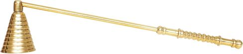 Shubhkart Candle Snuffer Candle Snuffer Extinguisher Polished Brass Wick Snuffer with Long Handle for Putting OutCandles Flame Aromatherapy Essentials Accessory for Candle Lovers in Saudi Arabia