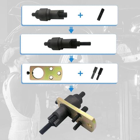 Timing Chain Guide Rail Pin Removal Tool Compatible with Mercedes Benz, Engine Timing Inner Chain Slider Pin Extractor Tools Set in Kuwait