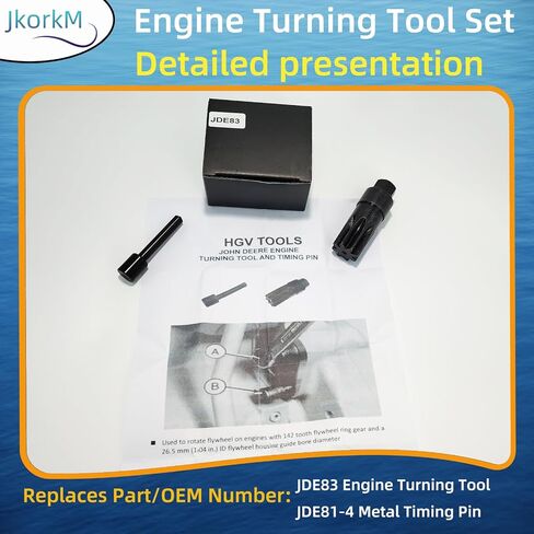 أداة تحول المحرك JDE83 + مجموعة دبابيس التوقيت المعدنية JDE81-4 المتوافقة مع أنواع المحركات John Deere 43179 4239 6359 4276 6414. in Saudi Arabia