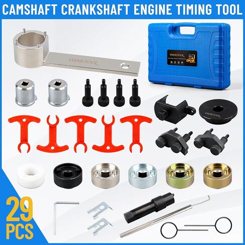 مجموعة أدوات توقيت المحرك لمحرك VW Audi TSI TFSI EA888 1.8L 2.0L، مع أداة فاصل القطع المنزلقة لعمود الحدبات T40191 الإضافية، T10355 بكرة العمود المرفقي التي تحمل مفتاح ربط T40098 T40267 T40271 in Kuwait
