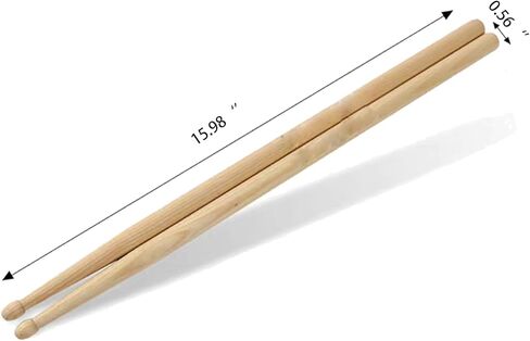 15 Paris Drum Sticks 5A, Classic America Maple Oval Wood Tip Drumsticks, Drum Sticks for Jazz Drum Electronic Drums, 30 Pieces in Kuwait