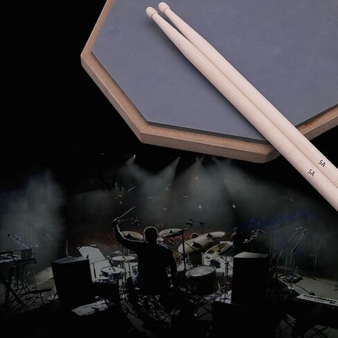 15 Paris Drum Sticks 5A, Classic America Maple Oval Wood Tip Drumsticks, Drum Sticks for Jazz Drum Electronic Drums, 30 Pieces in Kuwait