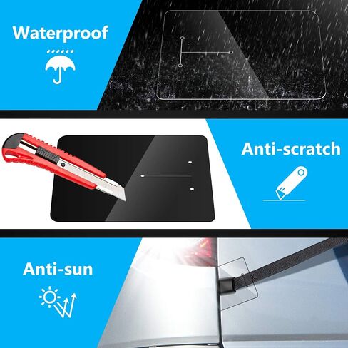8 Packs Car Scratch Protectors for Trunk Bike Rack, Bike Rack Protection Pads, Bike Rack Scratch Protector, Bike Rack Paint Protector, Bike Car Anti-Scratch Accessory in Saudi Arabia