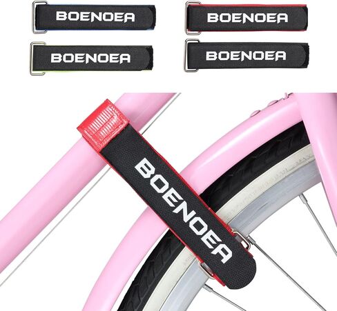 حزام حامل الدراجة، أشرطة تثبيت عجلة الدراجة مع مقبض جل قابل للتعديل من النايلون in Kuwait