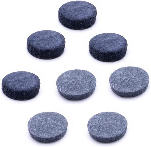 Bass Drum Beater Felt Pad Percussion Hammer Head Replacement Part Pack of 8 in Saudi Arabia