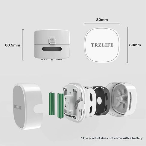 TRZLIFE Desk Vacuum Cleaner, Upgraded Mini Table Vacuum Improved Details Higher Suction More Durable Rechargeable Mini Vac Sucks up Tiny Items Crumbs Flakes for Desktop Drawer Countertop in Saudi Arabia
