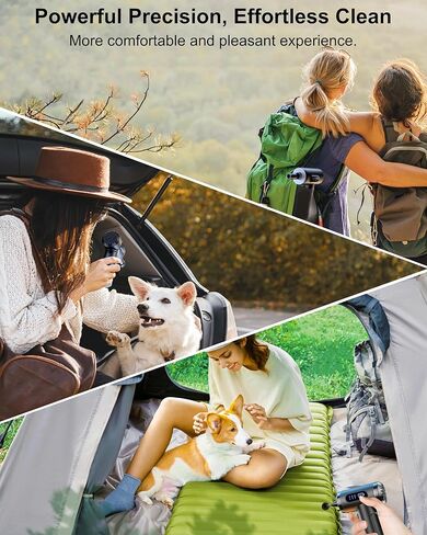 منفضة هواء مضغوطة من ليهان، منظف منفاخ هواء كهربائي مع ضوء LED للكمبيوتر ولوحة المفاتيح والمنزل والسيارة والمكتب، منفاخ هواء صغير محمول قابل لإعادة الشحن ومحمول لاسلكيًا لكرة سرير قابلة للنفخ in Kuwait