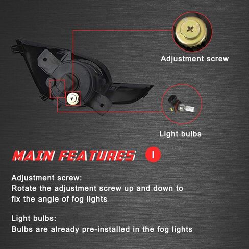 استبدال مصابيح الضباب للقيادة لسيارة Nissan Altima 2013 2014 2015 مع مصابيح هالوجين H11 12V 55W وإطار أسود من الكروم ومجموعة مفاتيح وأسلاك عالمية (عدسة شفافة) in Saudi Arabia