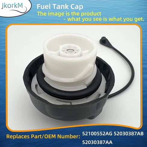 Fuel Tank Cap,Gas Cap For 2003-2018 Jeep Wrangler JK,2008-2017 Jeep Patriot,2003-2006 Jeep Wrangler TJ,2006-2010 Jeep Commander,2002-2012 Jeep Liberty, 2000-2017 Jeep Cherokee & Dodge Ram#52100552AG in Saudi Arabia