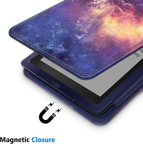 Fintie Flip Case for 6.8" Kindle Paperwhite (11th Generation-2021) and Kindle Paperwhite Signature Edition - Slim Fit Vertical Multi-Viewing Stand Cover with Auto Sleep/Wake, Black in Saudi Arabia