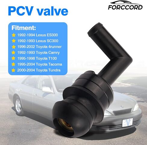 Custom Fit for Exhaust PCV Valve Toyota 4runner 1996-2002, T100 1995-1998, Tacoma 1995-2004, Tundra 2000-2004, Lexus ES300 SC300 in Saudi Arabia