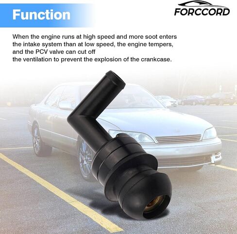 Custom Fit for Exhaust PCV Valve Toyota 4runner 1996-2002, T100 1995-1998, Tacoma 1995-2004, Tundra 2000-2004, Lexus ES300 SC300 in Saudi Arabia