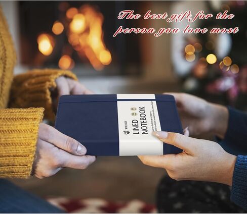 Lined Journal Notebook, 366 Pages, 100Gsm Leather Hardcover Journals for Writing Thick A5 College Ruled Classic Notebook with Pen Loop, Daily Journal for Women Men Travel Business Work Office in Kuwait