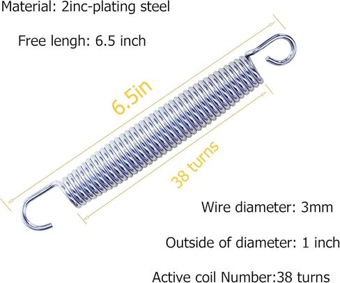 Trampoline Springs,Trampoline Springs 7 Inch,2 PCS Trampoline Spring in Kuwait