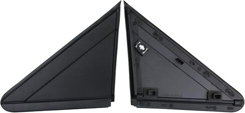 Mirror Flag Applique Panel Trim | Compatible with 2008-2016 Chrysler Town & Country,2008-2020 Dodge Grand Caravan,2014-2015 Ram C/V | 1AN69RXFAB 1AN69RXFAA Front Door Exterior Side Mirror Cover in Kuwait