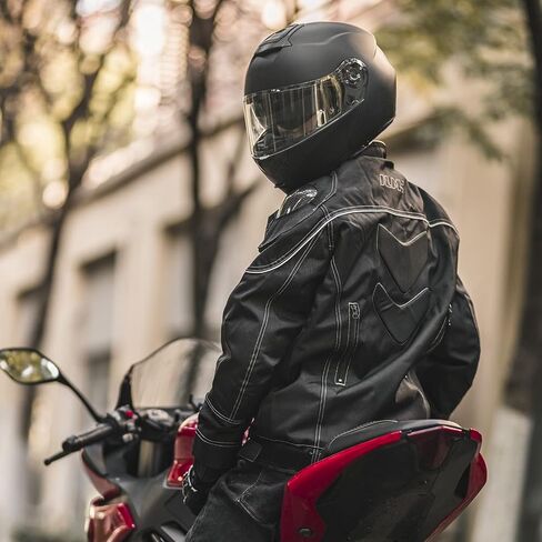 ILM Adult Motorcycle Modular Full Face Helmet Flip up Dual Visor DOT Approved Model 159(Matte Black,Large) in Saudi Arabia