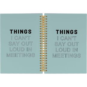 Funny Humor Journal Notebook -Gag Sarcastic Coworker Notebooks College Ruled for Work School, Gifts for Colleague Coworkers, Office Supplies, Hardcover Spiral Notebook 5.5"x8.3"