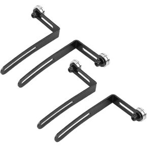 RC Car Body Shell Mount Bracket, 4Pcs Body Shell Mount L Bracket with Magnet for Axial SCX10 1/10 Scale RC Crawler