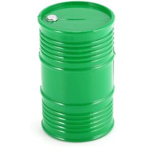 Plastic Oil Drum Fuel Tank Container 1/10 Scale Accessories for 1:10 RC Rock Crawler SCX10 CC01 D90 D110 RC Truck Decor Parts (Red)