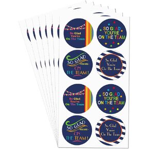 Top label 2 Inch Employee Thank You Appreciation Favor Labels,You are Awesome Business Employees Welcome Stickers,Gratitude Stickers,240 Pcs
