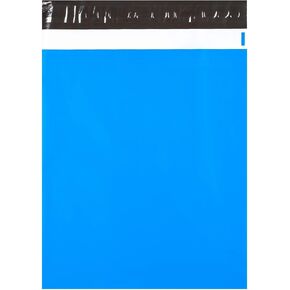 KKBESTPACK 100 Pcs 12x15.5 Poly Mailer Envelopes Shipping Bags Self Adhesive Waterproof Bags (Blue)