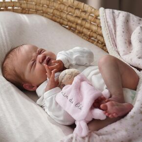 CHAREX Realistic Reborn Baby Dolls Boy - Lifelike 18 Inch Newborn Real Baby Dolls That Looks Real with Eyes Closed for Kids, Parents and Collectors Gift